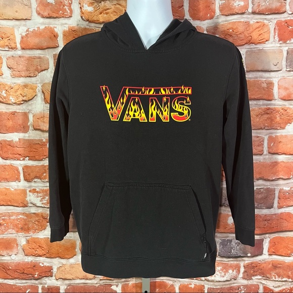 Vans Other - Vans off the wall flame hoodie boys XL fits adult small also